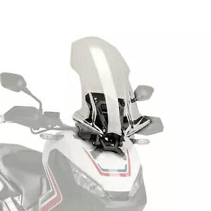 PUIG ���C�g�X���[�N �c�[�����O �X�N���[�� & �o�C�U�[ �t�����g�K���X �z���_ X-ADV 750 17-20 M9712H PUIG LIGHT SMOKE TOURING SCREEN & VISOR WINDSHIELD HONDA X-ADV 750 17-20 M9712H