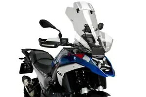 Puig �c�[�����O �X�N���[�� �t�����g�K���X �o�C�U�[�t�� �N���A BMW R1300GS ���[�_�[�t�� 23 - 24 Puig Touring Screen Windshield with Visor Clear BMW R1300GS with Radar 23 - 24 �y���s�A���i�z