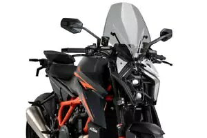 Puig c[O XN[ tgKX CgX[N KTM 1390 Super Duke R & Evo 24 - 25 Puig Touring Screen Windshield Light Smoke KTM 1390 Super Duke R & Evo 24 - 25
