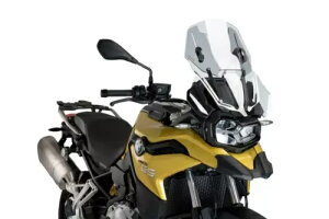 Puig ���߉\�ȃc�[�����O �X�N���[�� �t�����g�K���X �N���A BMW F750 GS 2018 - 2024 Puig Adjustable Touring Screen Windshield Clear BMW F750 GS 2018 - 2024 �y���s�A���i�z