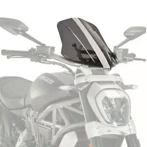 Puig c[O XN[ tgKX CgX[N Ducati X Diavel & S 2016 - 2018 Puig Touring Screen Windshield Light Smoke Ducati X Diavel & S 2016 - 2018