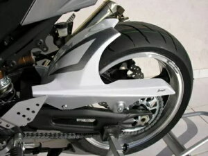 Ermax tF_[ nK[ }bhK[h ^bN O[ Ag~bN Vo[ Kawasaki Z1000 07 - 09 Ermax Fender Hugger Mudguard Metallic Grey Atomic Silver Kawasaki Z1000 07 - 09
