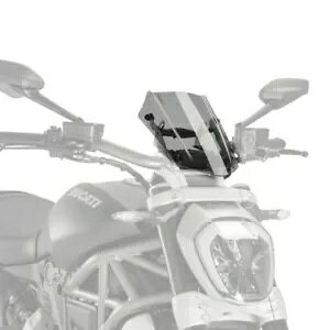 Puig X|[c XN[ tgKX fBtN^[ Cg X[N hDJeB X fBAx 2016 - 2018 Puig Sport Screen Windshield Deflector Light Smoke Ducati X Diavel 2016 - 2018