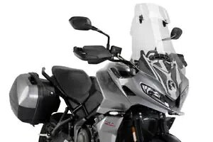 Puig �c�[�����O �X�N���[�� �t�����g�K���X �o�C�U�[ ���C�g�X���[�N �g���C�A���t �^�C�K�[ �X�|�[�c 660 22 - 24 Puig Touring Screen Windshield Visor Light Smoke Triumph Tiger Sport 660 22 - 24 �y���s�A���i�z