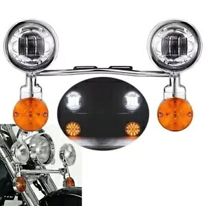 ʉ߃^[VOiCgo[z_VhEXsbgGAG[X VLX VT 750 1100 Passing Turn Signals Light Bar For Honda Shadow Spirit Aero Ace VLX VT 750 1100