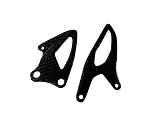 Genial Motor cCJ[{q[K[h }n YZF-R1 2015 - 2021 p Genial Motor Twill Glossy Carbon Heel Guards for Yamaha YZF-R1 2015 - 2021