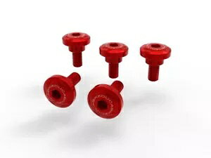 �T�C�h�J�o�[�l�W�L�b�g ���b�h Ducabike Ducati Monster 937 2021 - 2023�p Side Cover Screws Kit Red Ducabike For Ducati Monster 937 2021 - 2023 �y���s�A���i�z