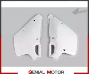 TChpl UFO vXg }n Yz 125 1991 - 1992 zCg YA Side Panels Ufo Plast For Yamaha Yz 125 1991 - 1992 White YA