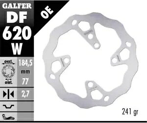 Galfer �t�����g �u���[�L �f�B�X�N WAVE FIXED 185x2,7mm BETA EVO 250 2T 2020 - 2023 Galfer Front Brake Disc WAVE FIXED 185x2,7mm BETA EVO 250 2T 2020 - 2023 �y���s�A���i�z