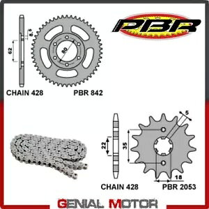 EK1826 チェーンとスプロケットキット 14 / 50 / 428 PBR ヤマハ TW 1987 - 2018 EK1826 Chain and Sprockets Kit 14 / 50 / 428 PBR YAMAHA TW 1987 - 2018