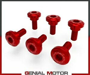 �t�����g�t�F���_�[�p�l�W�Z�b�g ���b�h DUCABIKE Ducati DesertX 2022- Screw set for the front fender red DUCABIKE Ducati DesertX 2022- �y���s�A���i�z