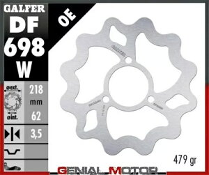 Galfer u[L fBXN A EF[u Œ 218x3.5 mm Sherco X-Ride 2013- Galfer brake discs rear wave fixed 218x3.5 mm Sherco X-Ride 2013-