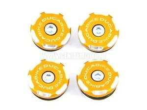 DUCABIKE TT119902B �t���[���v���O 1199 �p�j�K�[�� �o�C�J���[ �S�[���h DUCABIKE TT119902B FRAME PLUGS 1199 PANIGALE BICOLOR GOLD �y���s�A���i�z
