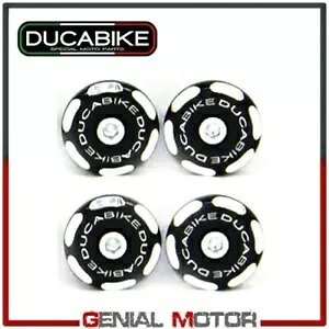 t[ Lbv Bk @BHA~jE CNC TT99902D Ducabike Ducati 999 2002 - 2006 Frame Caps Bk in Machined Aluminum CNC TT99902D Ducabike Ducati 999 2002 - 2006