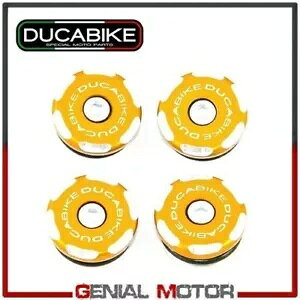 @BHA~jE CNC S[h̃t[ Lbv Ducabike Ducati Monster 400 1994 - 2005 Frame Caps in Machined Aluminum CNC Gold Ducabike Ducati Monster 400 1994 - 2005