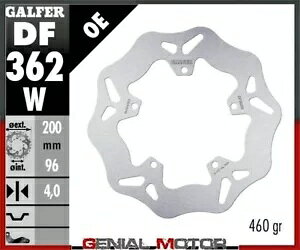 Galfer �u���[�L �f�B�X�N �t�����g �E�F�[�u �Œ� 200x4 mm LML STAR GT 4T 2010- Galfer brake discs front wave fixed 200x4 mm LML STAR GT 4T 2010- �y���s�A���i�z