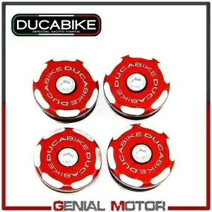 @BHA~jE CNC bh̃t[ Lbv Ducabike Ducati Monster 400 1994-2005 Frame Caps in Machined Aluminum CNC Red Ducabike Ducati Monster 400 1994-2005