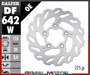 Galfer �u���[�L �f�B�X�N �t�����g �E�F�[�u�Œ� 155x3 mm �v�W���[ �[�j�X 1994 -1994- Galfer brake discs front wave fixed 155x3 mm Peugeot Zenith 1994 -1994- �y���s�A���i�z