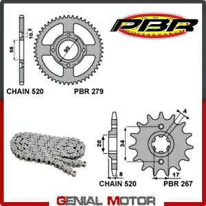 EK1520 チェーンとスプロケットキット 14 31 520 PBR ホンダ CB-N ツーフィフティ 1992 - 2002 EK1520 Chain and Sprockets Kit 14 31 520 PBR HONDA CB-N TWO FIFTY 1992 - 2002