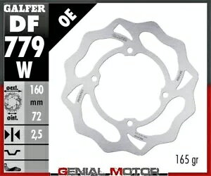 Galfer A u[L fBXN WAVE FIXED 160x2,5mm KTM SX-E5 2021 Galfer Rear Brake Disc WAVE FIXED 160x2,5mm KTM SX-E5 2021