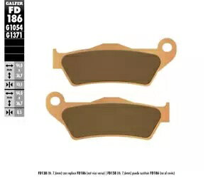Galfer A u[L pbh BMW S 1000 XR 2015 - 2019 FD186 Galfer Rear Brake Pads BMW S 1000 XR 2015 - 2019 FD186
