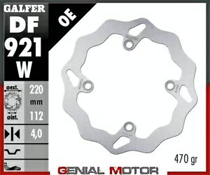 Galfer ���A �u���[�L �f�B�X�N WAVE FIXED 220x4mm SHERCO 250 SE-R �t�H�[�N WP 2014 Galfer Rear Brake Disc WAVE FIXED 220x4mm SHERCO 250 SE-R FORK WP 2014 �y���s�A���i�z