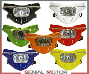 pgNX wbhCgXeX UFO PLAST 12V 35W & LED ubN Replacement Motocross Headlight Lower Part Stealth UFO PLAST 12V 35W & LED Black