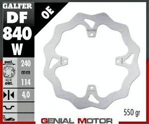 Galfer ���A �u���[�L �f�B�X�N WAVE FIXED 240x4mm TM EN 450 F 2015 Galfer Rear Brake Disc WAVE FIXED 240x4mm TM EN 450 F 2015 �y���s�A���i�z