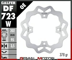 Galfer tg u[L fBXN WAVE FIXED 202x3,5mm ARCTIC CAT 4 zC[ 300 2X4 2010 Galfer Front Brake Disc WAVE FIXED 202x3,5mm ARCTIC CAT 4 Wheels 300 2X4 2010