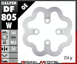 Galfer �u���[�L �f�B�X�N ���A �E�F�[�u �Œ� 165x3mm �x�[�^ rev 3 250 2006- Galfer brake discs rear wave fixed 165x3mm beta rev 3 250 2006- �y���s�A���i�z