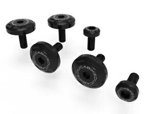 �T�C�h�J�o�[�l�W�L�b�g�u���b�N Ducabike Ducati Multistrada V4 2021 - 2023 Side Cover Screws Kit Black Ducabike For Ducati Multistrada V4 2021 - 2023 �y���s�A���i�z