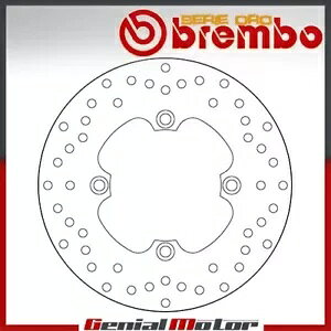 u[L fBXN Œ Brembo Oro A z_ Vo[ EBO ABS 600 2003 - 2006 Brake Disc Fixed Brembo Oro Rear Honda Silver Wing Abs 600 2003 - 2006