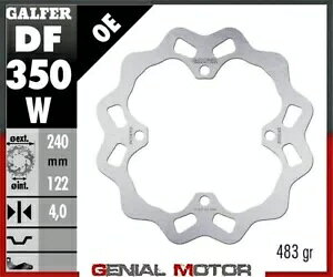 Galfer ���A �u���[�L �f�B�X�N WAVE FIXED 240x4mm SUZUKI RM 250 Z 2019 Galfer Rear Brake Disc WAVE FIXED 240x4mm SUZUKI RM 250 Z 2019 �y���s�A���i�z
