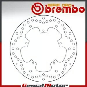 �u���[�L �f�B�X�N �Œ� Brembo Serie Oro �t�����g Gilera Nexus 500 2004 - 2013 �p Brake Disc Fixed Brembo Serie Oro Front for Gilera Nexus 500 2004 - 2013 �y���s�A���i�z