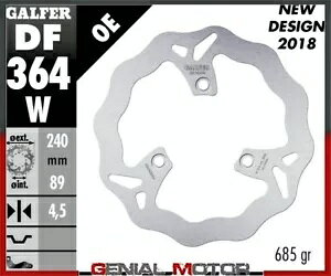 Galfer ���A �u���[�L �f�B�X�N �E�F�[�u�Œ� 240x4,5mm �X�Y�L UH 200 �o�[�O�}�� ABS 2014 Galfer Rear Brake Disc WAVE FIXED 240x4,5mm SUZUKI UH 200 BURGMAN ABS 2014 �y���s�A���i�z