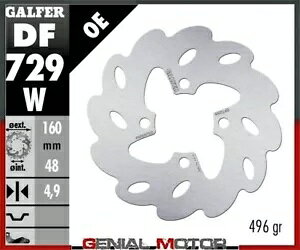 Galfer �u���[�L�f�B�X�N ���A 160x4.9 mm ���}�n YFA 1B125 BREEZE (�L�b�g ���}�n FR)1991- Galfer brake discs rear 160x4.9 mm Yamaha YFA 1B125 BREEZE (KIT YAMAHA FR)1991- �y���s�A���i�z