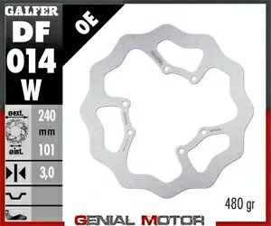 Galfer �t�����g �u���[�L �f�B�X�N WAVE FIXED 240x3mm HM CRE 500 X 2009 Galfer Front Brake Disc WAVE FIXED 240x3mm HM CRE 500 X 2009 �y���s�A���i�z