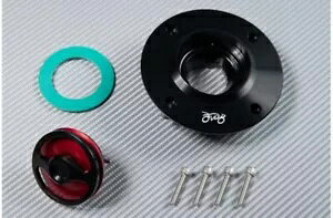 bh NCbN L[X 1/4 ^[ R^N KX Lbv XYL ofBbg 600 N/S GSF 1994-2004 Red Quick Keyless 1/4 Turn Fuel Tank Gas Cap SUZUKI BANDIT 600 N/S GSF 1994-2004