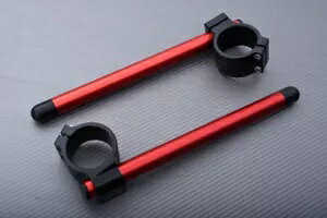 ペア ブラック - レッド スタブ リム 標準 53mm DUCATI SBK 916 PLC 996 ALL- Pair Black-Red Stub Limbs Standard 53mm DUCATI SBK 916 PLC 996 ALL-