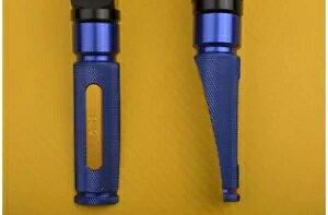 u[S[h A tbgyO 9cm yA DUCATI 888 ZDM888S 1993-1994 Blue-Gold Pair of Rear Footpegs 9cm DUCATI 888 ZDM888S 1993-1994