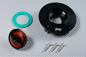 IW NCbN L[X 1/4 ^[R^N KX Lbv SUZUKI GSXR 750 GSX-R 2011-2017 Orange Quick Keyless 1/4 Turn Fuel Tank Gas Cap SUZUKI GSXR 750 GSX-R 2011-2017