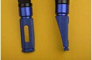 u[S[h A tbgyO 77mm yA APRILIA Tuono V4 1100 2015-2016 Blue-Gold Pair of Rear Footpegs 77mm APRILIA Tuono V4 1100 2015-2016