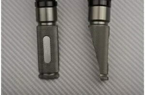 チタンアルミニウム ペア リア フットペグ 77mm ホンダ CB600F ホーネット 600 PC41E0 2011-2014 Titanium-Alu Pair of Rear Footpegs 77mm HONDA CB600F Hornet 600 PC41E0 2011-2014