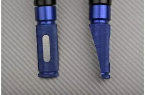 u[A~jE yA A tbgyO 77mm XYL DRZ 400 / SM DR-Z 2000-2009 Blue-Alu Pair of Rear Footpegs 77mm SUZUKI DRZ 400 / SM DR-Z 2000-2009