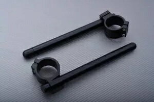 ペア ブラック スタブ クランプ 標準 41mm ホンダ CB600F ホーネット 600 PC34 1998-2004- Pair Black Stub Clamps Standard 41mm Honda CB600F Hornet 600 PC34 1998-2004-