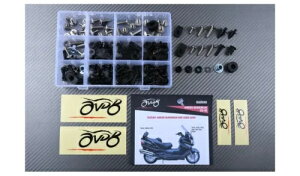 ����̃g�����l�W�⑫�L�b�g �V���o�[ SUZUKI BURGMAN 650 20...- Specific Trim Screws Supplemental Kit Silver SUZUKI BURGMAN 650 20...- �y���s�A���i�z