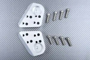 �n���h���o�[ ���t�g ���C�U�[ �V���o�[ 30 mm BMW R1100RT R 1100RT R1100 RT 1994-2001- Handlebar lift riser silver 30 mm BMW R1100RT R 1100RT R1100 RT 1994-2001- �y���s�A���i�z