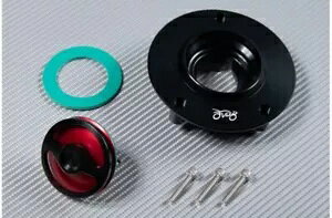 bh NCbN L[X 1/4 ^[ R^N KX Lbv SUZUKI GSXR 750 GSX-R 2011-2017 Red Quick Keyless 1/4 Turn Fuel Tank Gas Cap SUZUKI GSXR 750 GSX-R 2011-2017