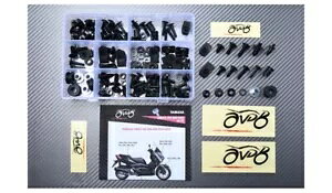 glW ⑫Zbg ubN }n XMAX X-MAX 125 250 2...- Trim Screws Supplemental Set Black YAMAHA XMAX X-MAX 125 250 2...-