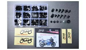 �g���� �X�N�����[ �⑫�L�b�g �R���v���[�g �u���b�N SUZUKI GSXR GSX-R 600 SR...- Trim Screws Supplemental Kit Complete Black SUZUKI GSXR GSX-R 600 SR...- �y���s�A���i�z